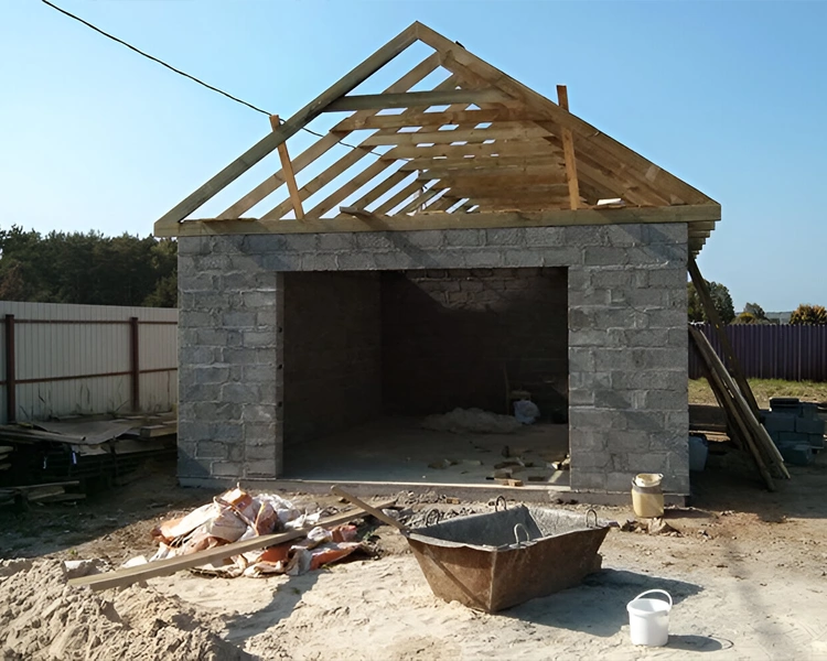 Строительство гаража